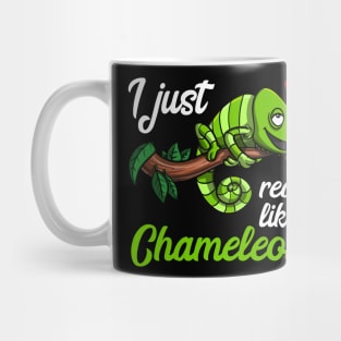 I Just Really Like Chameleons Cute Lizard Mug